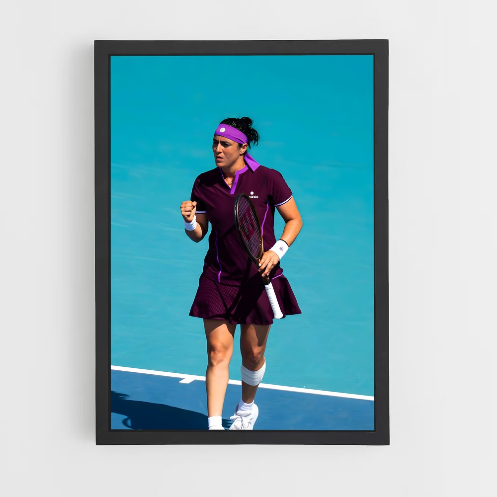 Poster Ons Jabeur – affiche Tennis (vue 2)